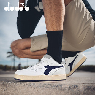 diadora/迪亚多纳 秋冬新款板鞋男子复古做旧休闲鞋MI BASKET LOW