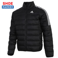 羽绒服男阿迪达斯 adidas外套男装秋冬运动服上衣黑色棉服男士夹克GH4589