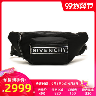 Givenchy/纪梵希男士织物单肩斜挎包胸包腰包 BK5037K0B5