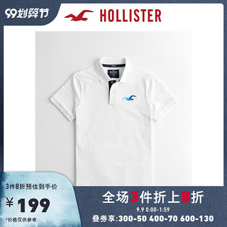 Hollister2020年秋季新品标识款渐变色Polo衫 男 306093-1