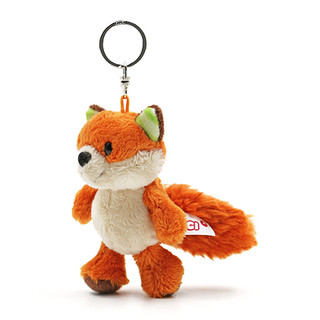 德国NICI森林朋友系列狐狸钥匙扣10cm毛绒可爱小公仔挂饰包包挂件