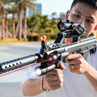 qbz95式突击步枪吃鸡装备仿真和平电动连发水弹精英玩具男孩九五