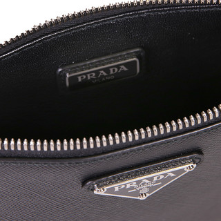 PRADA 普拉达 Saffiano系列 男士皮革手拿包 2NH005-PN9 黑色