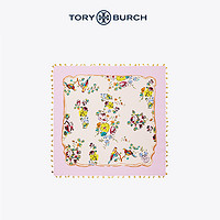 TORY BURCH 汤丽柏琦 PORCELAIN FLORAL 陶瓷花卉方巾丝巾76275