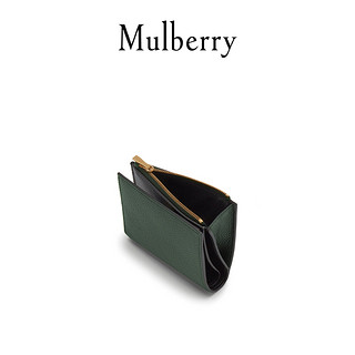 Mulberry/玛珀利2020早秋新款Zipped系列经典绿色拉链卡包RL6471