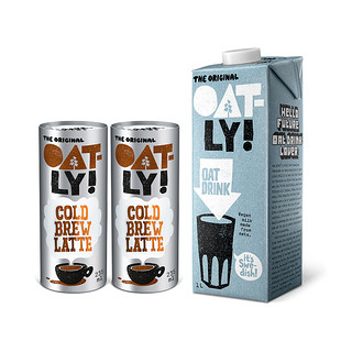 OATLY噢麦力原味燕麦奶谷物饮料燕麦冷萃拿铁即饮咖啡235ml*2