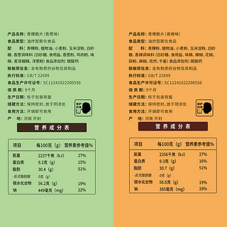 【红妹推荐】刺猬阿甘青稞脆片小米锅巴下午茶零食香辣香葱30包