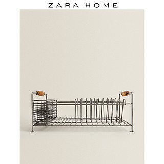 Zara Home 铁制和金合欢木制沥水架 44221762220