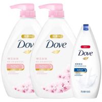 Dove 多芬 沐浴露套装(樱花沐浴露1kg*2+深层营润190ml +赠 沐浴露720ml)