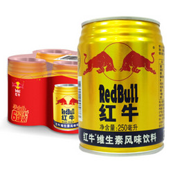 泰国原装进口 红牛 维生素风味饮料 250ml*6罐  组合装 *6件