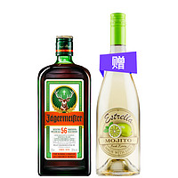 88VIP：Jagerneister 野格 网红力娇酒 700ml+莫吉托果味甜白 750ml