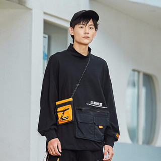 乔丹运动外套男 针织上衣潮流外套上装运动服 XWD33201573 黑色 3XL