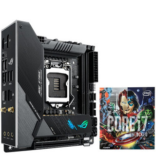 ROG STRIX Z490-I GAMING主板+英特尔（Intel）i7-10700KA 酷睿CPU处理器 板U套装 CPU主板套装