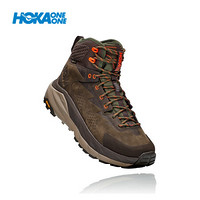 HOKA ONE ONE男卡哈KAHA GTX户外高帮防水军靴登山徒步鞋 黑橄榄/绿色 8.5/265mm