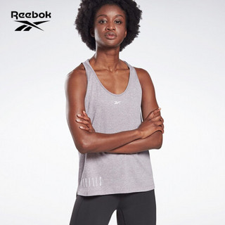 Reebok锐步 运动健身LM AC+COTTON Tank女子运动背心 GE1013_gravity 淡灰 A/2XS