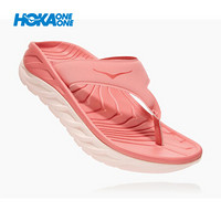 HOKA ONE ONE女Ora Recovery Flip休闲运动舒缓拖鞋厚底人字拖春夏新 樱粉 / 盐粉 US 6/ 230mm