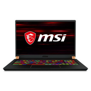 MSI 微星 绝影 GS75 17.3英寸 游戏本 黑色 (酷睿i9-10980HK、RTX 2080 Super Max-Q 8G、64GB、4TB、1080P、IPS、300Hz)