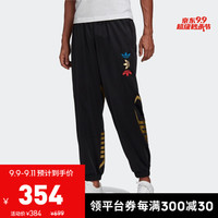 阿迪达斯官网 adidas 三叶草 REF/MET TP 男装运动裤FS7325 黑色/金属锡 L(185/96A)
