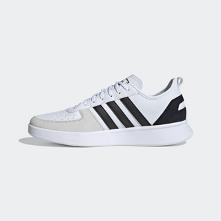 阿迪达斯官网 adidas COURT80S 男鞋网球运动鞋FW2871 白/一号黑/轨道灰 40(245mm)