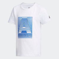 阿迪达斯官网 adidas LB COTTON TEE 小童装训练运动短袖T恤EH4042 白色 140CM