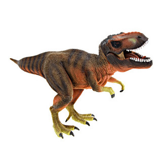 思乐儿童玩具恐龙玩具男孩仿真动物模型早教认知侏罗纪红色霸王龙异齿龙2只装