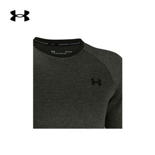 安德玛官方UA Doubleknit男子圆领运动卫衣Under Armour1359148 绿色310 3XL