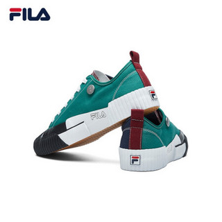 FILA × MIHARA 斐乐蔡徐坤力荐帆布鞋2020新款休闲板鞋男鞋 长春藤/洋装蓝-IV 42