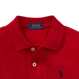 Ralph Lauren/拉夫劳伦男童 2020年秋季棉质网眼布长袖 Polo衫34053 600-红色 3/3T