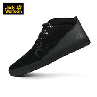 Jack Wolfskin/狼爪官方男鞋秋冬新品户外缓震防滑耐磨休闲板鞋4032501 4032501-6000/黑色 40.5/7