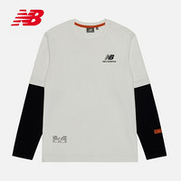 New Balance NB官方2020新款中性款NDA34013长袖T恤拼接袖时尚休闲圆领套头T恤 IV 2XL