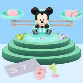 迪士尼(Disney)儿童玩具天平 数学启蒙早教天平称数字加减法科教桌游玩具男女孩礼物米奇9056
