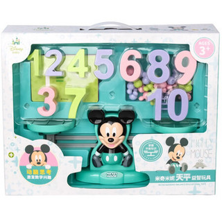 迪士尼(Disney)儿童玩具天平 数学启蒙早教天平称数字加减法科教桌游玩具男女孩礼物米奇9056