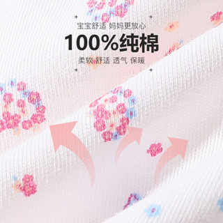 浪莎儿童秋裤女童纯棉薄款秋冬单件小孩宝宝棉毛裤中大童打底裤 粉色 110（建议身高95-110）