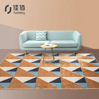 佳佰 新中式 地毯 客厅 卧室 北欧 茶几地毯 沙发地毯 地垫 爬行垫 法兰绒 亨瑞 时光1 160*230cm