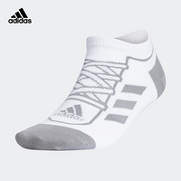 阿迪达斯官网 adidas SN SOCKS LOW 男女训练运动袜子GN8860 白/淡灰 3739