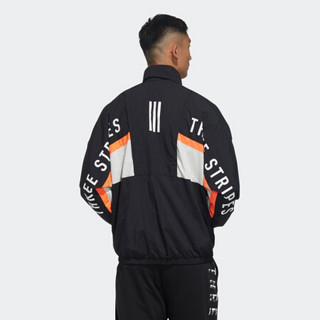 阿迪达斯官网 adidas M MH CB JKT 男装运动型格夹克外套FM5455 黑色 A/XS(170/88A)