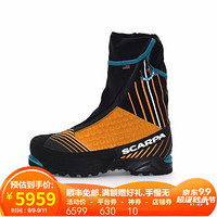 2020款 scarpa 幻影技术 保暖防水高山靴 攀冰登山鞋男款 BLACK-BRIGHT ORANGE(黑拼亮橙色 43