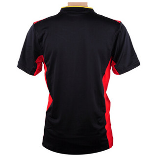 JOOLA优拉尤拉 乒乓球服套装男女 乒乓球运动服衣服上衣 696伯爵 黑红XL