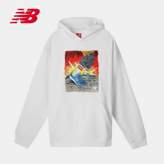 New Balance NB官方男女款连帽卫衣AMT93666 WT AMT93666 2XL