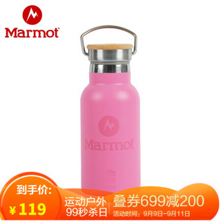 Marmot/土拨鼠运动时尚350ML保温杯男女情侣款户外 浅粉6756 均码