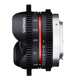 SAMYANG 森养光学 7.5mm T3.8 Cine UMC 鱼眼镜头 Micro 4/3卡口