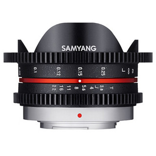 SAMYANG 森养光学 7.5mm T3.8 Cine UMC 鱼眼镜头 Micro 4/3卡口