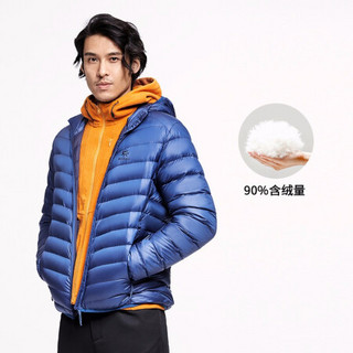 Kailas 凯乐石 户外运动 男/女款轻薄连帽羽绒外套 KG2043505/KG2043605 3505中蓝 S