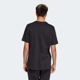 阿迪达斯官网adidas 三叶草TREFOIL T-SHIRT男装经典运动短袖T恤CW0709 黑色 XL(参考身高:188~192CM)