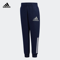 阿迪达斯官网 adidas LB SP PNT 小童装训练运动针织长裤EH4060 学院藏青蓝 116CM