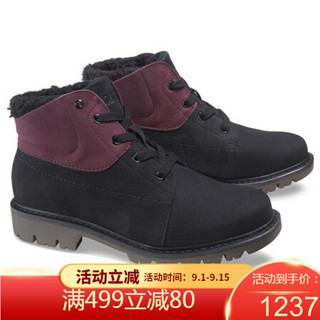 CAT卡特女靴短筒靴30023W Black/Wine 10