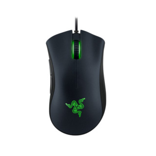 雷蛇（Razer）雷蛇蝰蛇标准版有线电竞LOL游戏机械鼠标 黑色（中大手人体工学 雷云驱动 带侧键） 蝰蛇标准6400+重装甲虫中号垫