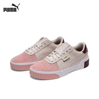 PUMA 彪马 官方 刘雯同款 女子复古经典厚底休闲鞋Cali三明治 REMIX 369968 粉米色-新婚粉 01 37