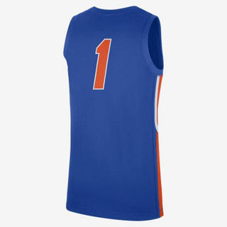 耐克Nike Jordan 男士篮球服V领透气无袖T恤球衣AT8770 Ga Royal/Un Ora 2XL