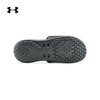 安德玛官方UA Playmaker男子休闲拖鞋Under Armour3022714 灰色100 41